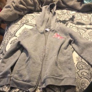 Carters Unicorn zip up hoodie